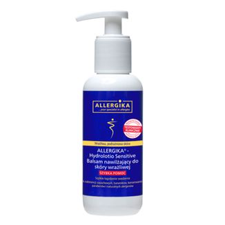 Allergika Hydrolotio Sensitive, balsam nawilżający do ciała, skóra wrażliwa, 200 ml USZKODZONE OPAKOWANIE - zdjęcie produktu