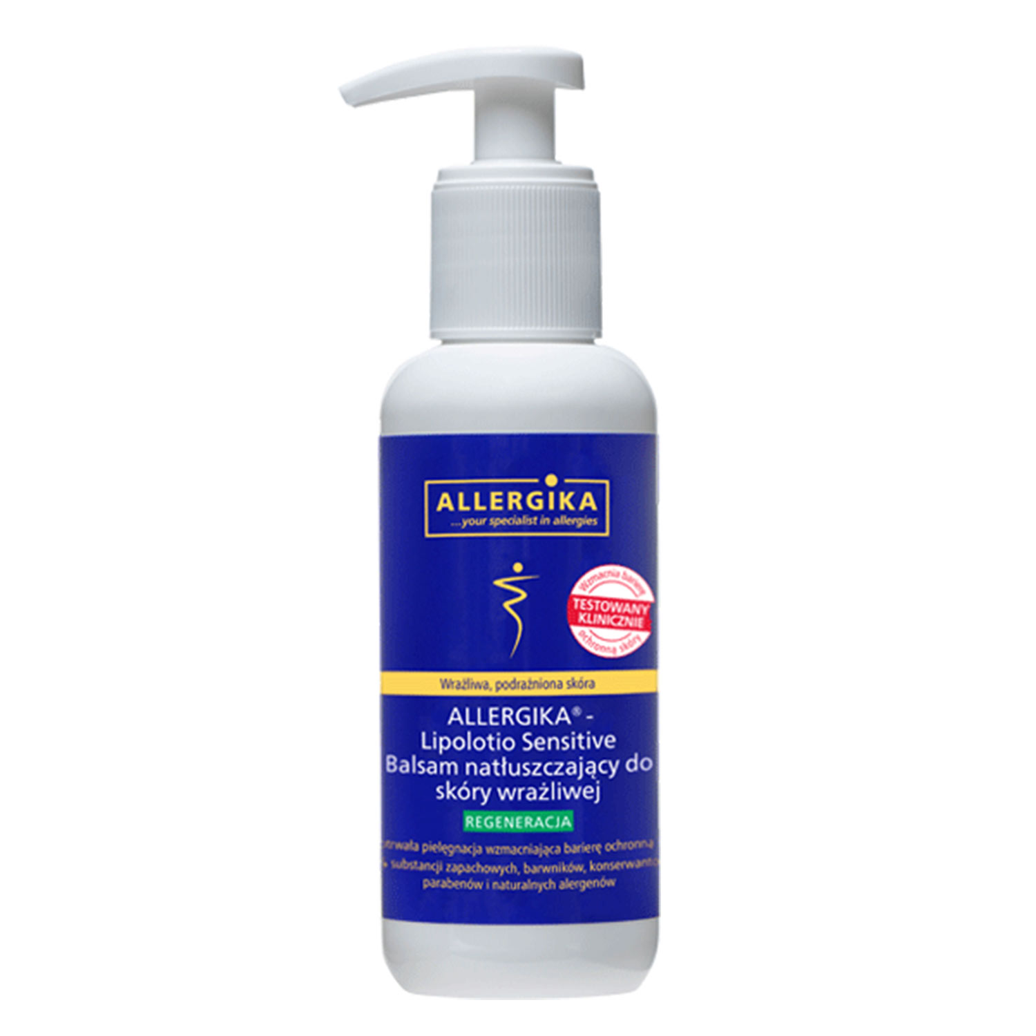 Nieznana Allergika Lipolotio Sensitive, balsam natłuszczający do ciała, skóra wrażliwa, 200 ml — Składniki i ocena