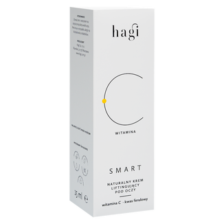Hagi Smart C, naturalny krem liftingujący pod oczy z witaminą C, 15 ml - zdjęcie produktu