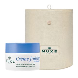 Nuxe Creme Fraiche de Beaute, bogaty krem nawilżający 48h, skóra sucha, 50 ml + dodatkowo organizer na kosmetyki - zdjęcie produktu
