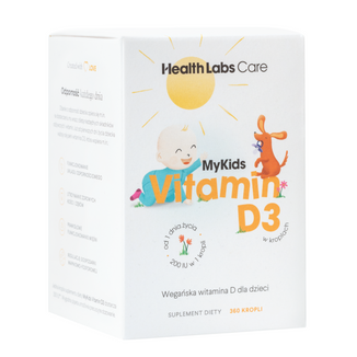 Health Labs MyKids Vitamin D3, krople, 9,7 ml - zdjęcie produktu