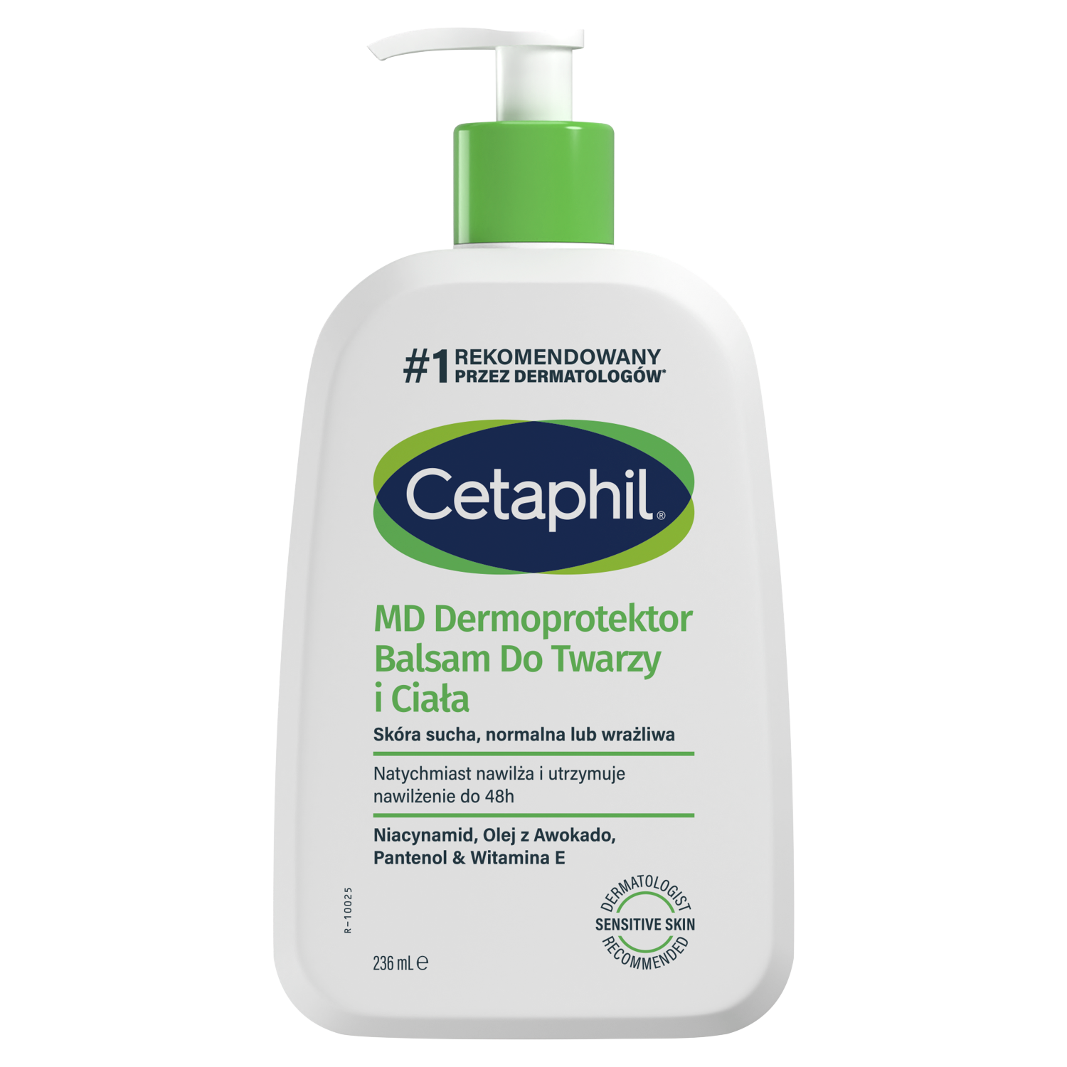 Cetaphil Cetaphil MD Dermoprotektor, Lotion feuchtigkeitsspendend für Gesicht und Körper, trockene Haut und empfindlich, mit Pumpspender, 236 ml — Inhaltsstoffe und Bewertung