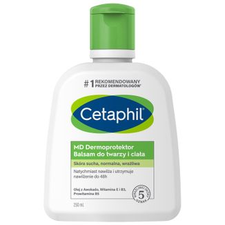Cetaphil MD Dermoprotektor, balsam nawilżający do twarzy i ciała, skóra sucha i wrażliwa, 250 ml USZKODZONE OPAKOWANIE - zdjęcie produktu
