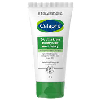 Cetaphil DA Ultra, krem intensywnie nawilżający, dla całej rodziny, 85 g USZKODZONE OPAKOWANIE - zdjęcie produktu