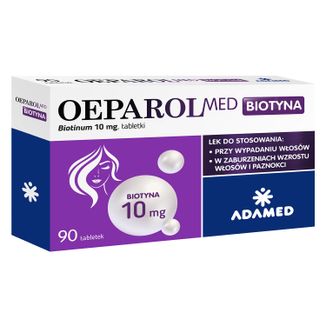 OeparolMed Biotyna 10 mg, 90 tabletek - zdjęcie produktu