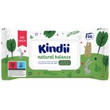 Kindii Natural Balance, chusteczki nawilżane dla niemowląt i dzieci, 96 sztuk - miniaturka zdjęcia produktu