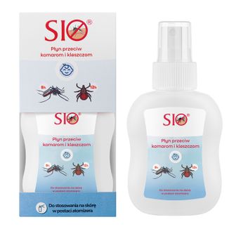 Sio, płyn przeciw komarom i kleszczom dla dzieci, IR3535 20%, 100 ml - zdjęcie produktu
