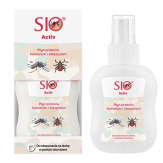 Sio Activ, płyn przeciw komarom i kleszczom, IR3535 20%, 100 ml USZKODZONE OPAKOWANIE - zdjęcie produktu