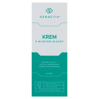 Genactiv, krem z mlekiem klaczy do twarzy, 40 ml KRÓTKA DATA - zdjęcie produktu