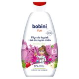 Bobini Fun, płyn do kąpieli i żel do mycia ciała, jabłkowy, 500 ml - miniaturka zdjęcia produktu