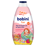 Bobini Fun, płyn do kąpieli i żel do mycia ciała, malinowy, 500 ml - miniaturka zdjęcia produktu