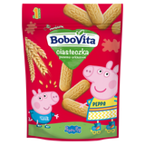 BoboVita Świnka Peppa Ciasteczka pszenno-orkiszowe, po 1 roku, 150 g - miniaturka zdjęcia produktu