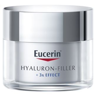 Eucerin Hyaluron-Filler, przeciwzmarszczkowy krem do twarzy na dzień z kwasem hialuronowym, skóra sucha, SPF 15, 50 ml - zdjęcie produktu