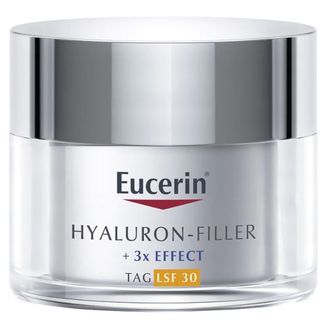 Eucerin Hyaluron-Filler, przeciwzmarszczkowy krem do twarzy na dzień z kwasem hialuronowym, każdy rodzaj skóry, SPF 30, 50 ml - zdjęcie produktu