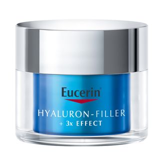 Eucerin Hyaluron-Filler + 3x Effect, nawilżający booster do twarzy na noc z kwasem hialuronowym, 50 ml - zdjęcie produktu