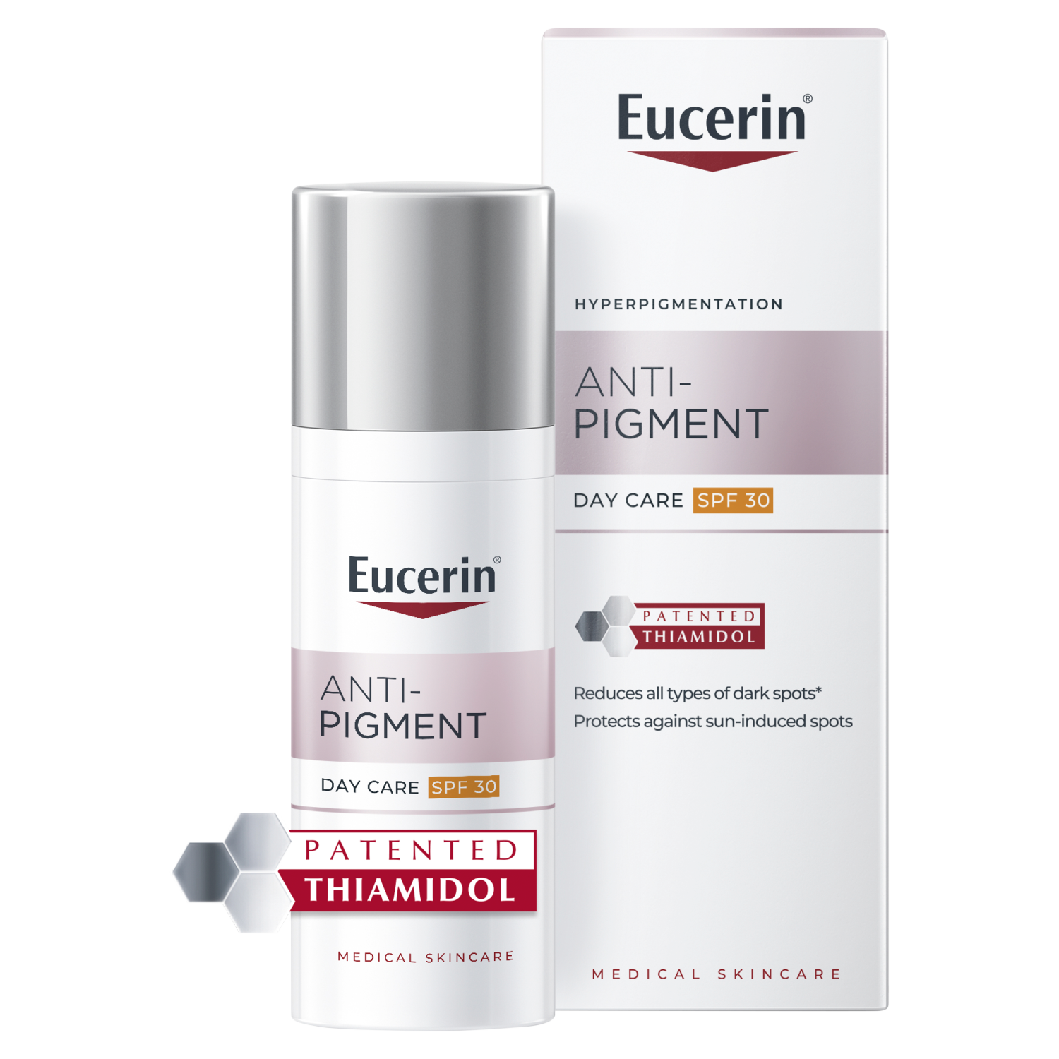 Eucerin Eucerin Anti-Pigment, krem na przebarwienia do twarzy na dzień z Thiamidolem, SPF 30, 50 ml