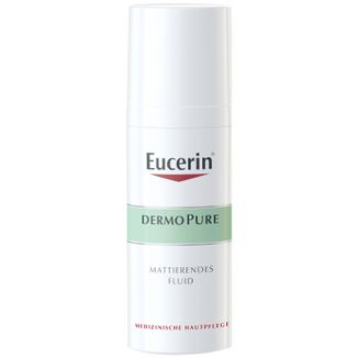 Eucerin DermoPure, krem-fluid matujący do skóry z niedoskonałościami i skłonnością do trądziku, 50 ml - zdjęcie produktu