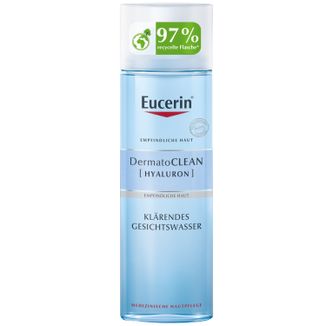 Eucerin DermatoClean [Hyaluron], tonik oczyszczający do twarzy do każdego rodzaju skóry, 200 ml - zdjęcie produktu