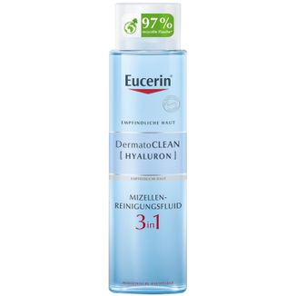 Eucerin DermatoClean [Hyaluron], płyn micelarny 3w1 do każdego rodzaju skóry, 400 ml KRÓTKA DATA - zdjęcie produktu