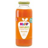 HiPP BIO od pokoleń, sok soczysta marchew, bezpośrednio wyciskany, po 4 miesiącu, 330 ml - miniaturka zdjęcia produktu