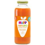 HiPP Sok 100% Bio, marchewka, bezpośrednio wyciskany, po 5 miesiącu, 200 ml - miniaturka zdjęcia produktu