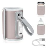 Lionelo Thermup Go Pink Baby, podgrzewacz do butelek - miniaturka zdjęcia produktu