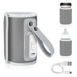 Lionelo Thermup Go Silver Baby, podgrzewacz do butelek - miniaturka zdjęcia produktu