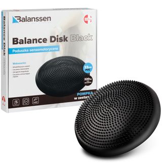 Balanssen, poduszka sensomotoryczna, czarna, 1 sztuka - zdjęcie produktu