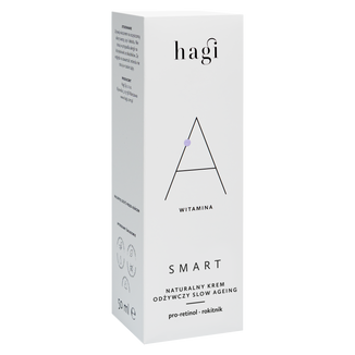 Hagi Smart A, naturalny krem odżywczy Slow Agine z pro-retinolem i rokitnikiem, 50 ml - zdjęcie produktu