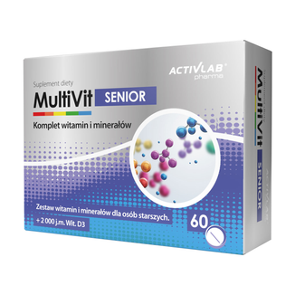 ActivLab Pharma MultiVit Senior, 60 tabletek - zdjęcie produktu