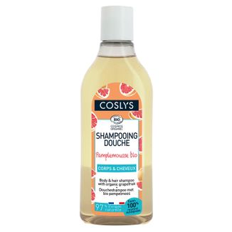 Coslys, ultradelikatny szampon i żel pod prysznic 2w1 z organicznym grejpfrutem, 250 ml - zdjęcie produktu