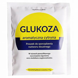Organic Pharma Glukoza, aromatyczna cytryna, proszek do sporządzania roztworu doustnego, 75 g Organic Pharma Glukoza, aromatyczna cytryna, proszek do sporządzania roztworu doustnego, 75 g - miniaturka zdjęcia produktu
