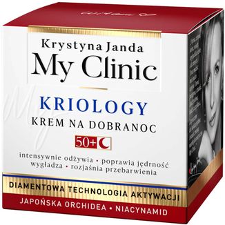 Janda My Clinic Kriology 50+, krem do twarzy na dobranoc, 50 ml - zdjęcie produktu