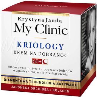 Janda My Clinic Kriology 60+, krem do twarzy na dobranoc, 50 ml - zdjęcie produktu