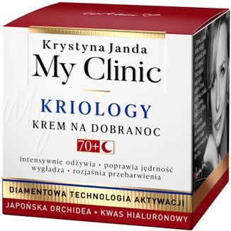 Janda My Clinic Kriology 70+, krem do twarzy na dobranoc, 50 ml - zdjęcie produktu
