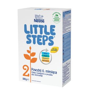 Nestle Little Steps 2, mleko następne dla niemowląt powyżej 6 miesiąca, 500 g USZKODZONE OPAKOWANIE - zdjęcie produktu