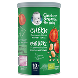 Gerber Organic, chrupki pszenno-owsiane, pomidor, marchewka, od 10 miesiąca, 35 g - miniaturka zdjęcia produktu