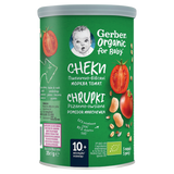 Gerber Organic, chrupki pszenno-owsiane, pomidor, marchewka, od 10 miesiąca, 35 g - miniaturka zdjęcia produktu