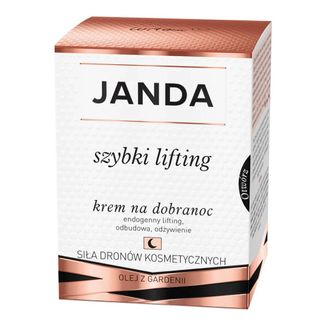 Janda Szybki Lifting, krem na dobranoc, olej z gardenii, 50 ml - zdjęcie produktu
