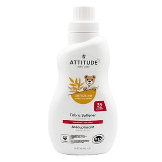 Attitude Sensitive Skin Baby, delikatny płyn zmiękczający do płukania tkanin dziecięcych, 1 l - zdjęcie produktu