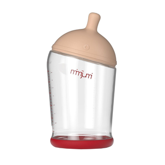 Mimijumi Very Hungry, butelka antykolkowa ze smoczkiem o wolnym przepływie, 0-12 miesięcy, 240 ml - zdjęcie produktu