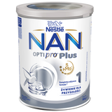 Nestle NAN Optipro Plus 1 5HMO, mleko początkowe dla niemowląt od urodzenia, 800 g USZKODZONE OPAKOWANIE - miniaturka zdjęcia produktu