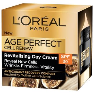 L’Oreal Age Perfect Cell Renew, krem przeciwzmarszczkowy do twarzy, na dzień, SPF 30, 50 ml - zdjęcie produktu