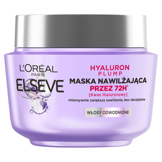 L’Oreal Elseve Hyaluron Plump, maska nawilżająca do włosów odwodnionych, 300 ml - zdjęcie produktu
