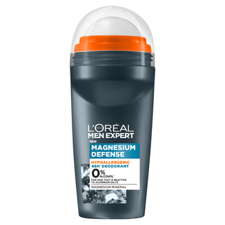 L’Oreal Men Expert, Magnesium Defense, dezodorant roll-on, 50 ml - zdjęcie produktu