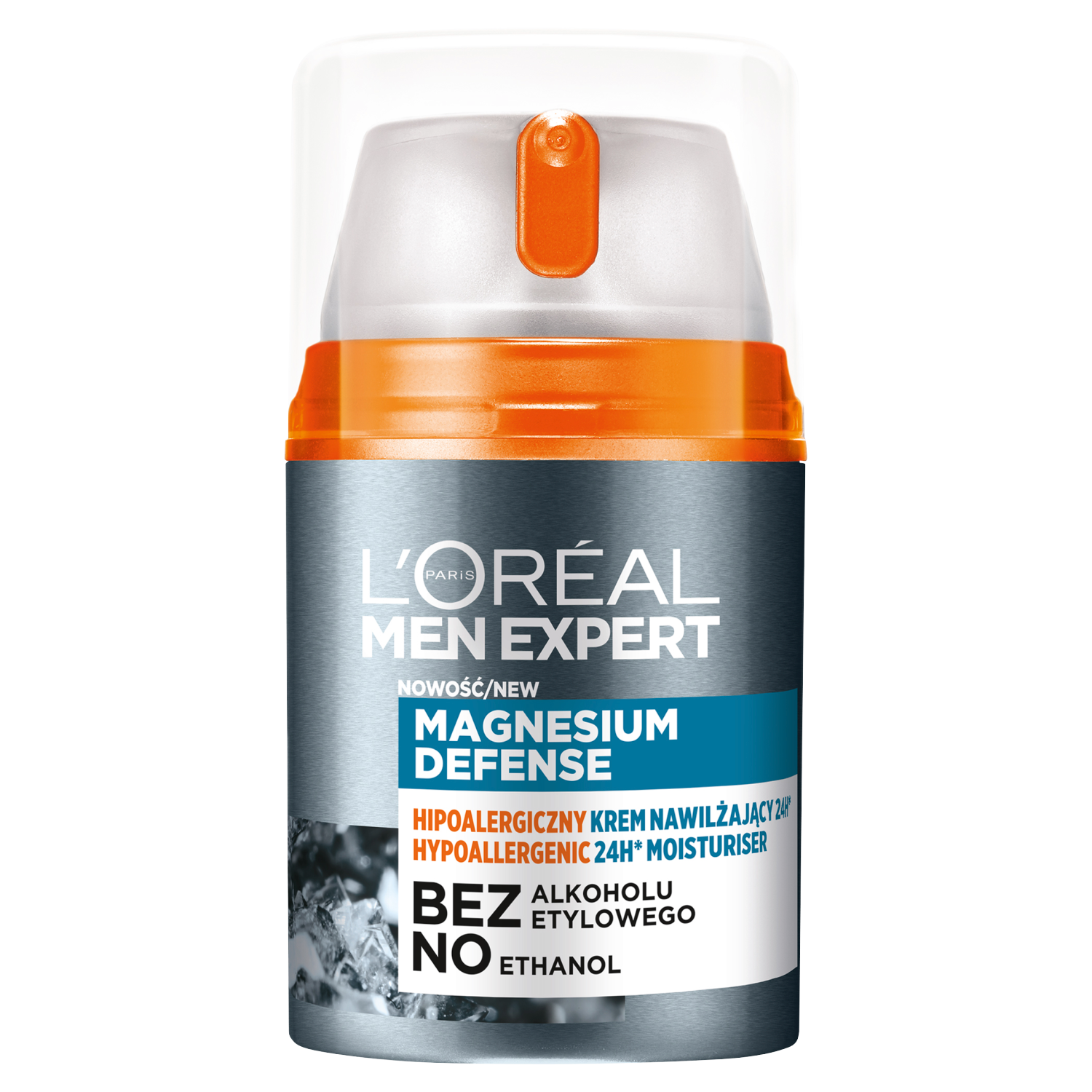 L'Oreal Paris L’Oreal Men Expert, Magnesium Defense, Feuchtigkeitscreme für das Gesicht, hypoallergen, 50 ml — Inhaltsstoffe und Bewertung