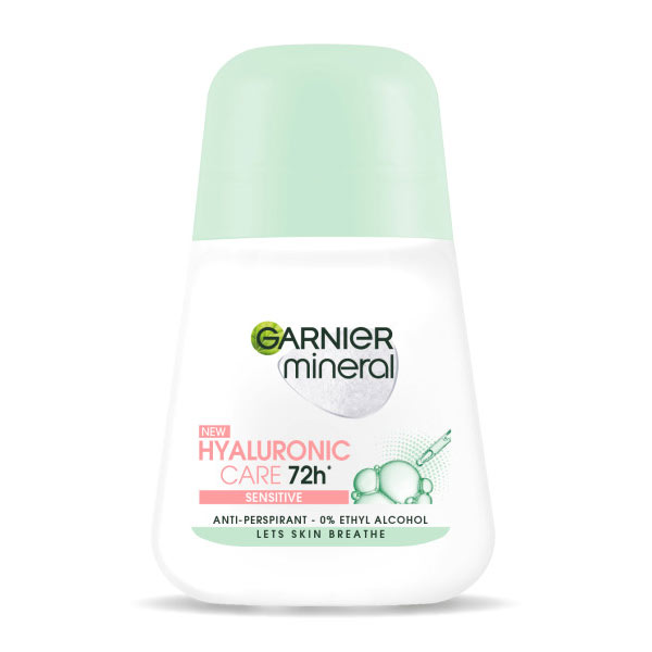 Garnier Garnier Mineral Hyaluronic Care, Antitranspirant roll-on, 72h, Sensitive, 50 ml — Inhaltsstoffe und Bewertung