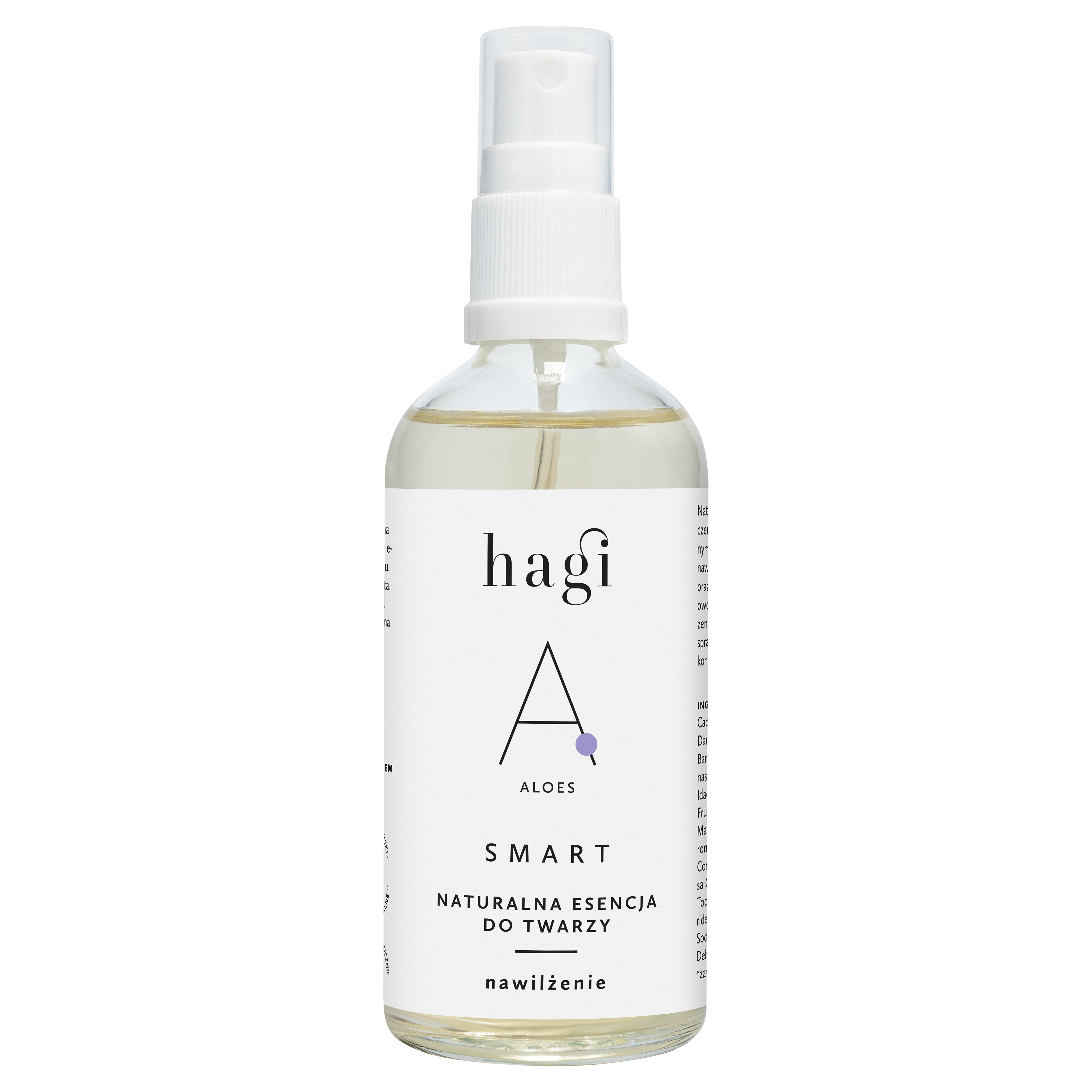 Nieznana Hagi Smart A, natürlich Essenz für das Gesicht mit Aloe Vera, Feuchtigkeit, 100 ml — Inhaltsstoffe und Bewertung