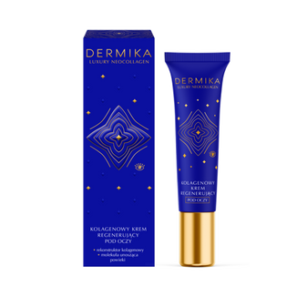 Dermika Luxury Neocollagen, kolagenowy krem regenerujący pod oczy, 15 ml - zdjęcie produktu