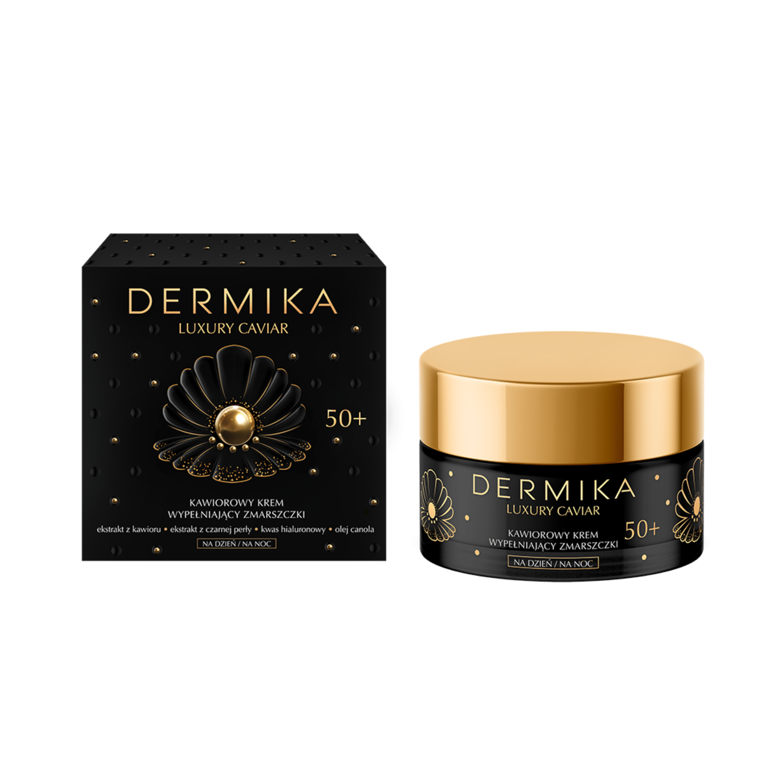 Dermika Dermika Luxury Caviar 50+, kawiorowy krem wypełniający zmarszczki, 50 ml